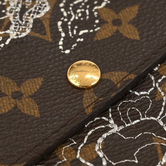Louis Vuitton Monogram Dentelle Portefeuille Sarah Wallet - Picture 7 of 8